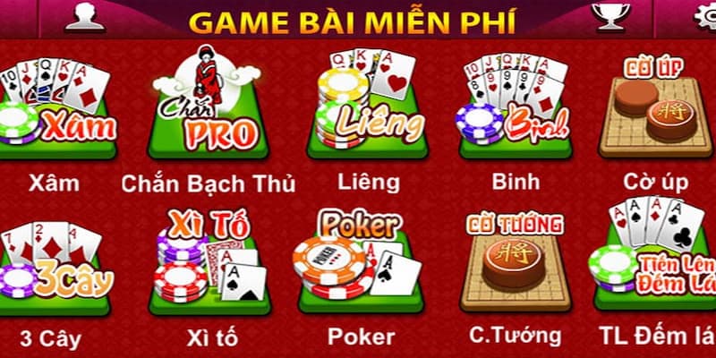 Có rất nhiều thể loại game chơi bài ăn tiền tại các casino online
